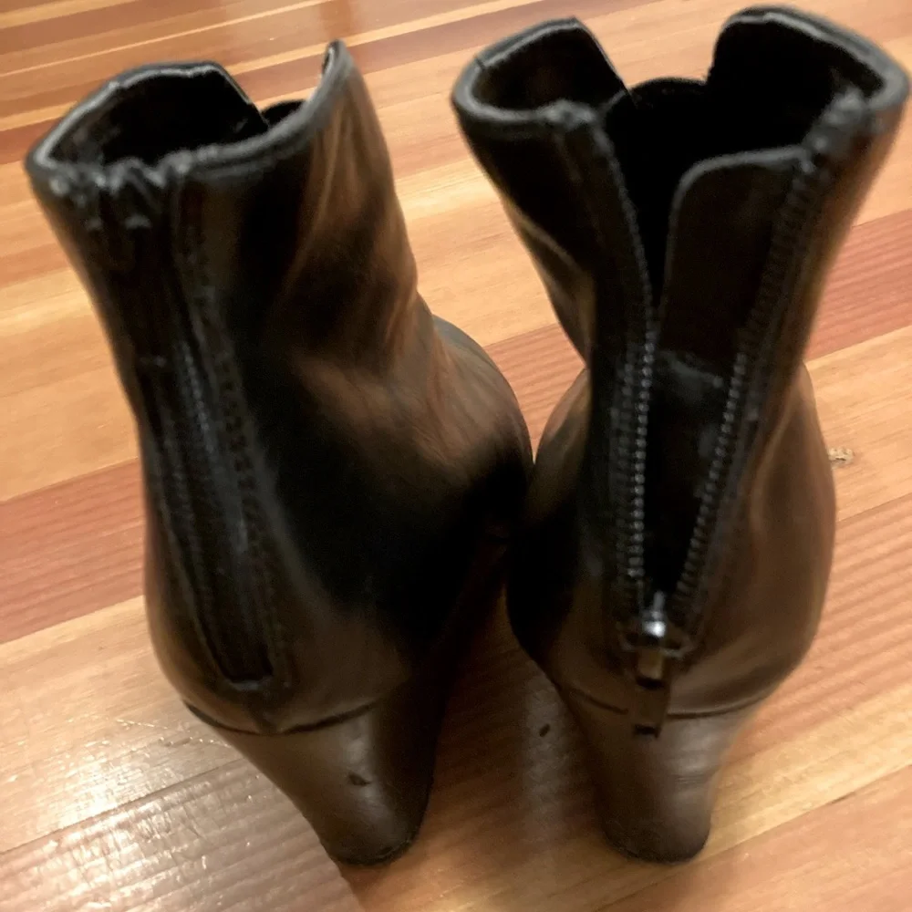 Platform black booties - Picture 6 of 7